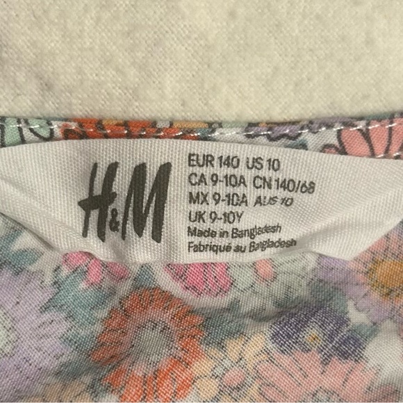 H&M Pink and Purple Casual Sundress Sleeveless Scoop Neck - Picture 3 of 5